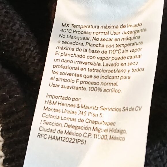 Divided By H&M Womens Black And White Colorblock Lightweight Sweater - Picture 9 of 11